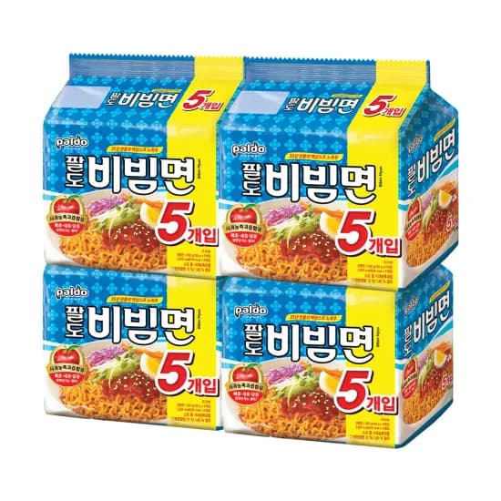 팔도 비빔면 130g x 5입 외 다양 4개