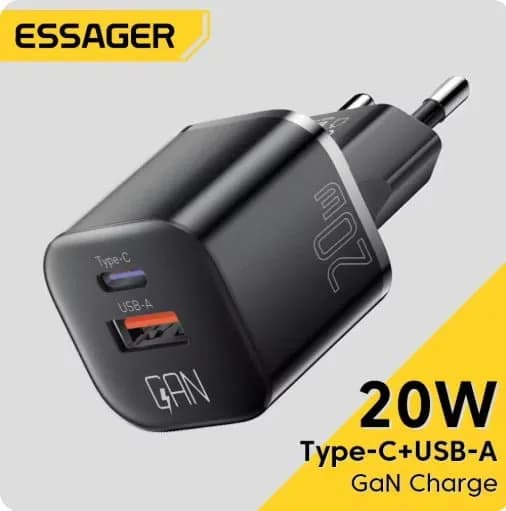 Essager 20W GaN USB C 충전기