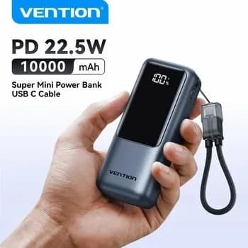 벤션 22.5W 10000mAh 미니파워뱅크($9)/무료