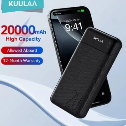 KUULAA 20000mAh 보조베터리 외 다양 12개, 10000mAh 미니 보조배터리 22.5W 8개, 총 20개 10.92달러