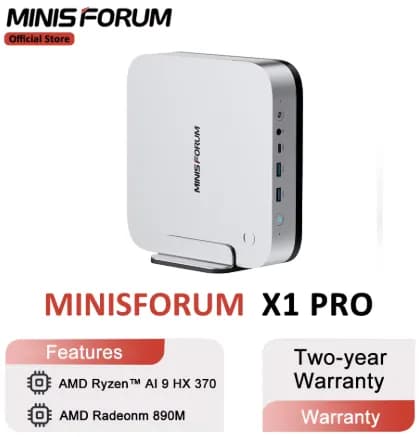 미니스포럼 AI X1 Pro 라이젠 HX370 미니PC 외 다양, 수량 1개