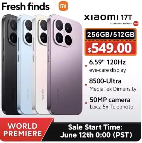 샤오미 17T 12GB+256GB 스마트폰
