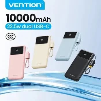 벤션 10000mAh 보조배터리 22.5W 워치충전겸용($9.37)/무료