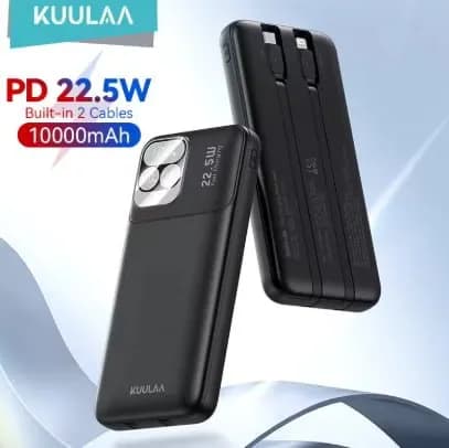 KUULAA 보조베터리 10000mAh PD 22.5W($6.62/무료)