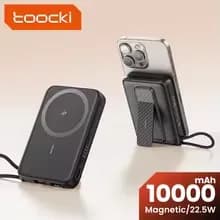 Toocki 22.5W 10000mAh LED 디스플레이 마그네틱 보조배터리, ESS 슬림 고속충전 보조배터리 5000mAh