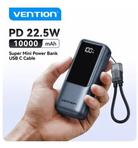 Vention 10000mAh 보조배터리 22.5w ($12.06/무료)
