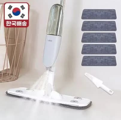 레토 스프레이 밀대걸레 와이드형 극세사패드 5장 세트(9,343원/무배)