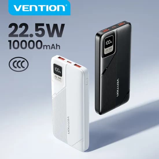 CCC 인증 Vention 10000mAh 22.5W 휴대용 보조배터리
