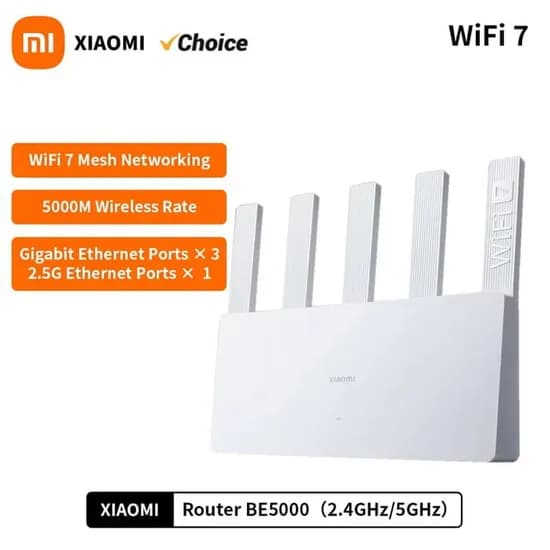 XIAOMI 라우터 BE3600($29), 신형 BE5000($40)/무료