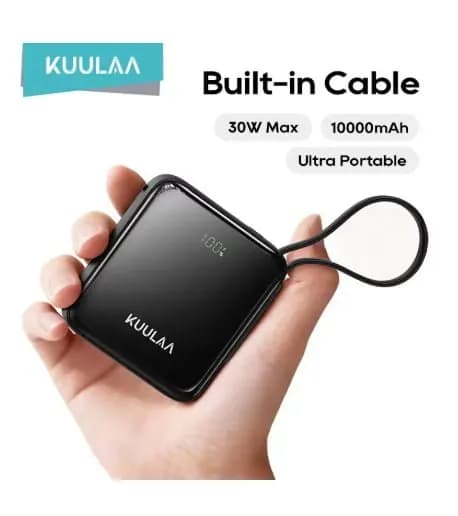 KUULAA 35W 미니 보조배터리 10000mAh ($15.13/무료)