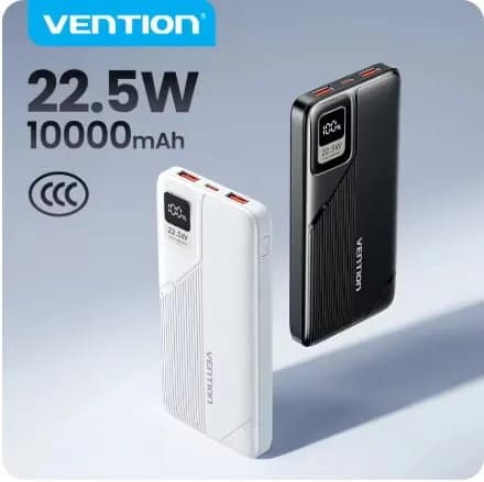 CCC 인증 Vention 보조배터리10000mAh 22.5W ($7.69/무료)