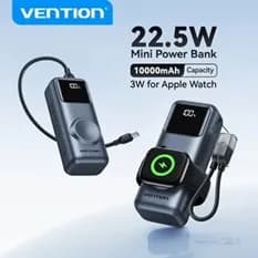 보조배터리 7종) Vention CCC 22.5W ($11) 유그린 미니 100W($25) 유그린 Qi2 25W($17)