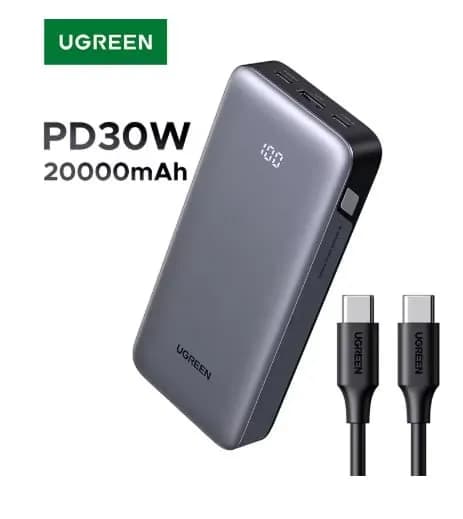 UGREEN PD30W 20000mAh 보조배터리 ($18.46/무료)