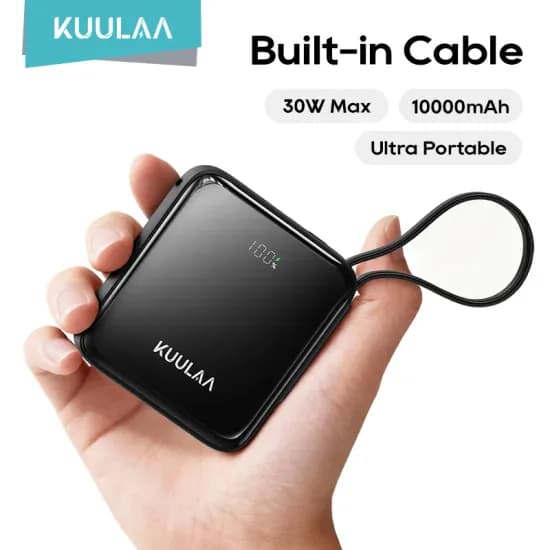 KUULAA 35W 미니 보조배터리 10000mAh ($15.89/무료)