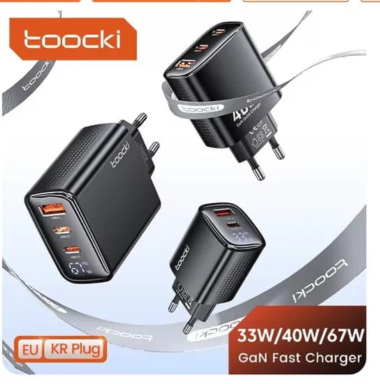 Toocki 40W GaN 충전기(3.81달러) / JONR P20 Pro 액세서리 세트(3.92달러) / 주파집 100W PPS GaN 멀티충전기(25,784원)