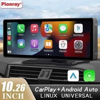 Pionray 안드로이드 카플레이 7인치 ($9) 4K 11.26인치 ($36/무료)1
