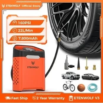 알리특가) ETENWOLF 에어펌프 V3($21) WORX WX242($23) 미지아 면도기($13)
