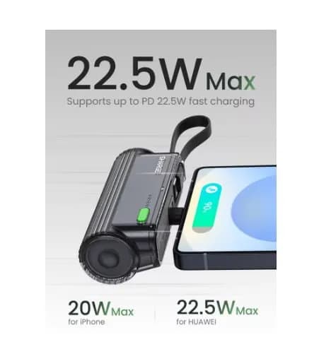 SHARGE 5000mAh 22.5W 듀얼포트 보조배터리($11.38/무료)