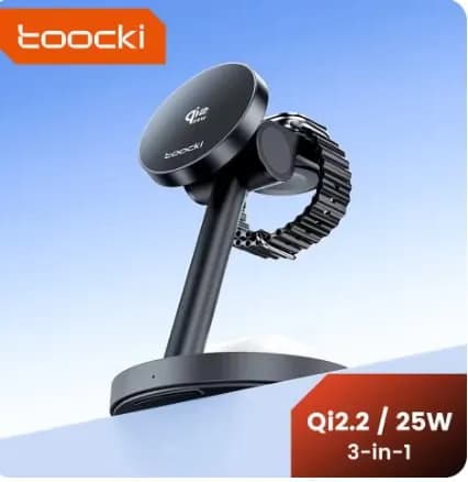 KR Plug 투키 3-in-1 Qi2.2 25W 마그네틱 충전기($25.02/무료)