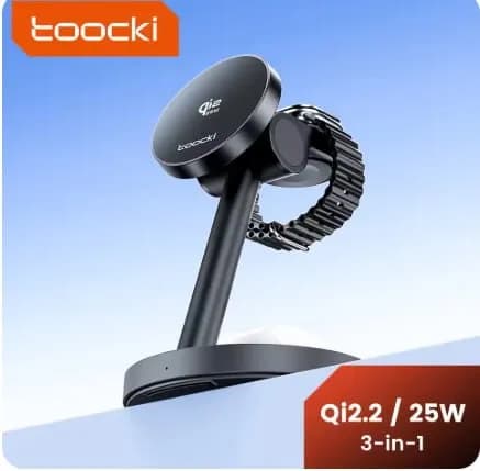 KR Plug 투키 3-in-1 Qi2.2 25W 마그네틱 충전기($23.62/무료)