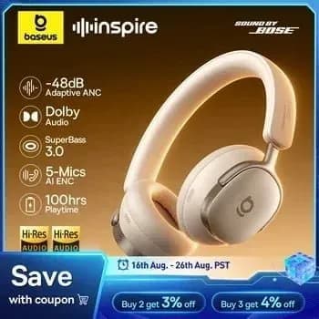 QCY MeloBuds N60($18) 베이스어스 보스사운드 XH1 무선헤드폰($58.99) 등/무료