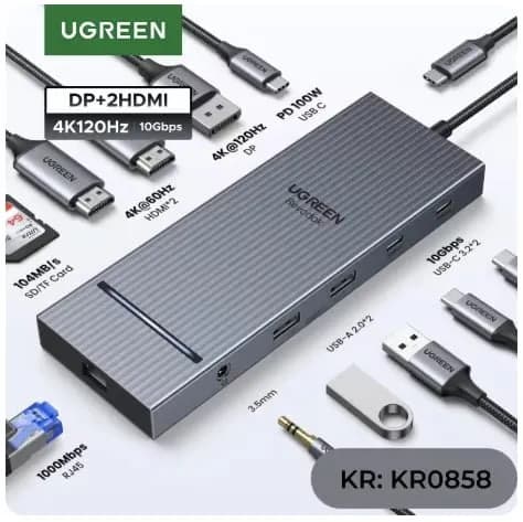 유그린 6포트~12포트 USB-C 멀티허브(31.26달러/무료배송)