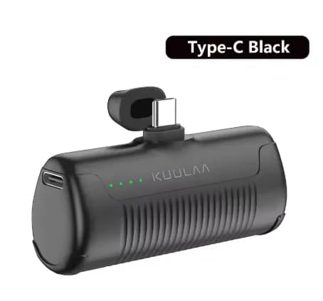 KUULAA 휴대용 미니 보조배터리 타입 C 아이폰용 4500mAh