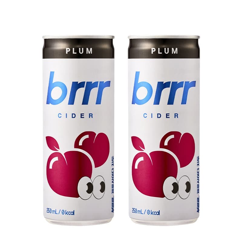 부르르 제로사이다 자두 250ml X 30캔