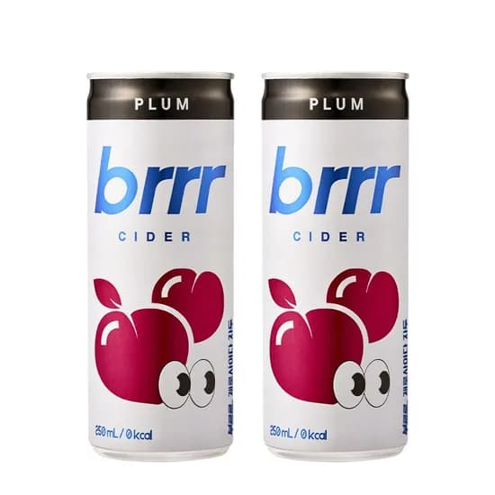 부르르 제로사이다 자두 250ml X 30캔