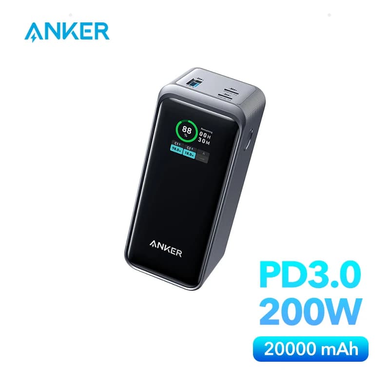 Anker Prime 735 보조배터리 20000mAh 200W 외 1종 (유그린 맥세이프 보조배터리)