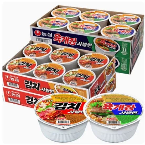 농심 육개장 사발면 86g x 24개