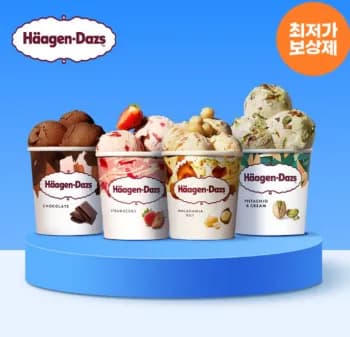 하겐다즈 파인트 1+1+1 총 3통 골라담기 (토스)