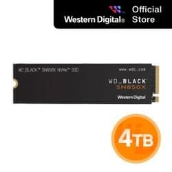 WD BLACK SN850X NVMe 4TB SSD 국내 정품 (국민)