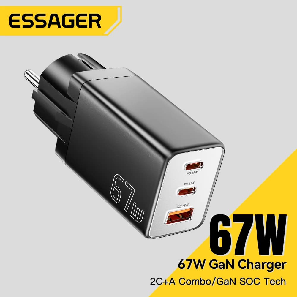 Essager 67w 접지 충전기