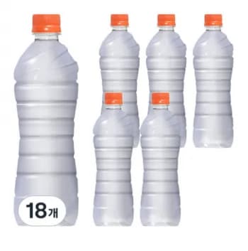 게토레이 제로 무라벨, 600ml, 18개 (와우)