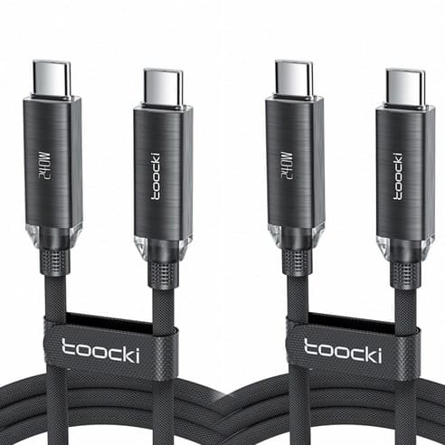 Toocki C타입 C to C PD240W E-Marker 칩 초고속충전 케이블