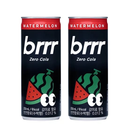 부르르 제로콜라 수박 250ml 30개 (11,880원/무료)