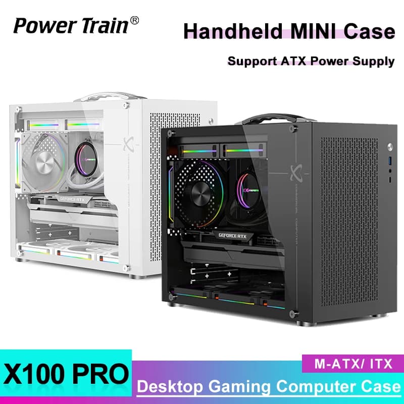 파워 트레인 X-Gamerx X100 Pro M-ATX 케이스