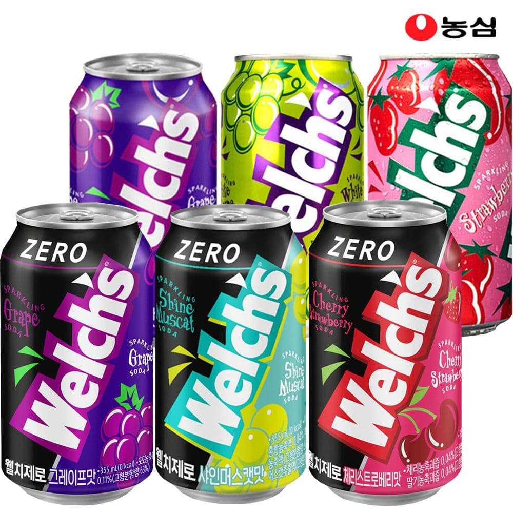 웰치스 제로 포도맛 355ml 24캔 외 다양