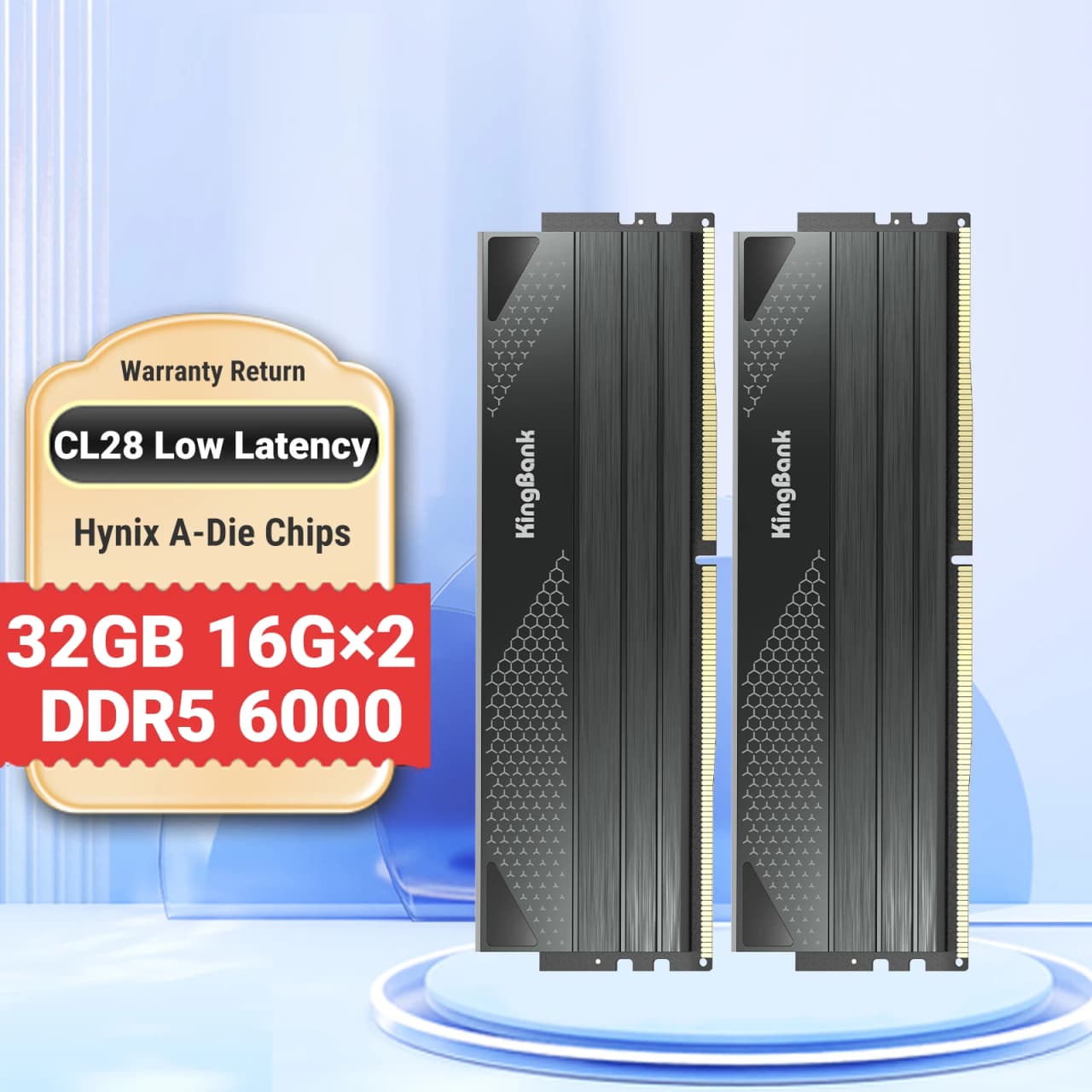 킹뱅크 32G(16*2) 6000 CL28