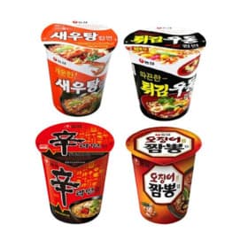 신라면 튀김우동 새우탕 오짬뽕 소컵 6입 4개 (총 24개)