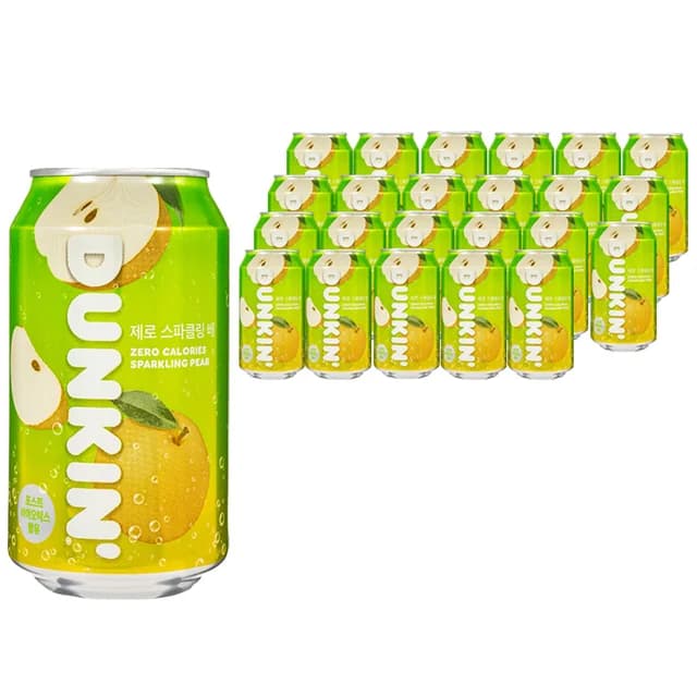 던킨 제로 스파클링 탄산음료 350ml 24개