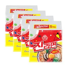 오뚜기 진라면 매운맛 20입 5입 4개