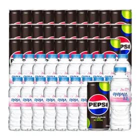 펩시제로 라임 210ml 30캔+아이시스8.0 300ml 20펫