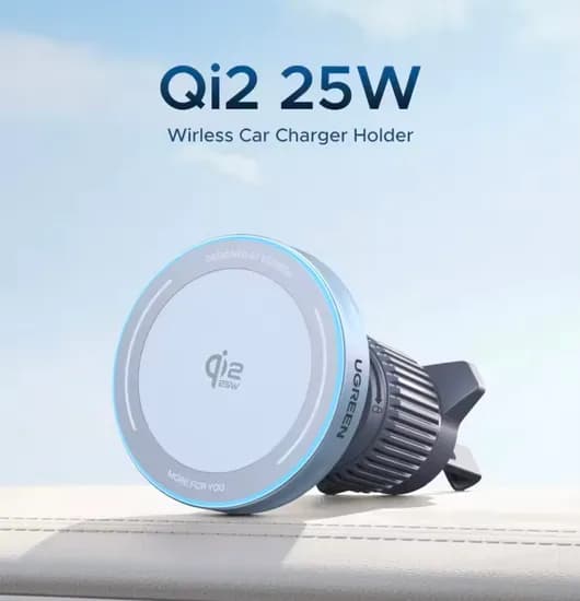 유그린 차량용 맥세이프 충전기 25W Qi2