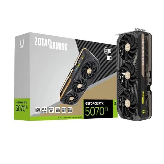 ZOTAC 지포스 RTX 5070 Ti SOLID OC 16GB 벌크 리퍼비시