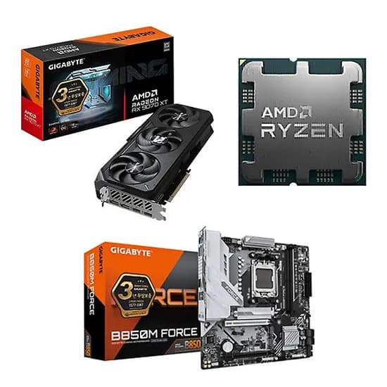 7800X3D + 기가바이트 B850M Force + 기가바이트 9070XT