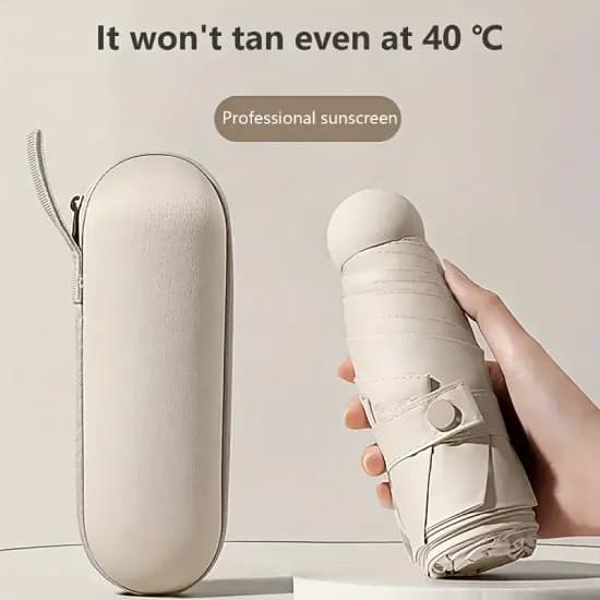 초경량 컴팩트 휴대용 캡슐 우산 타임딜