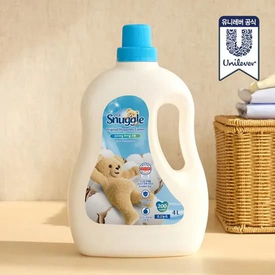 스너글 초고농축 허거블코튼 섬유유연제 실속형 세트 2L+2.6L+탈취제 150m (17,950원/무료)
