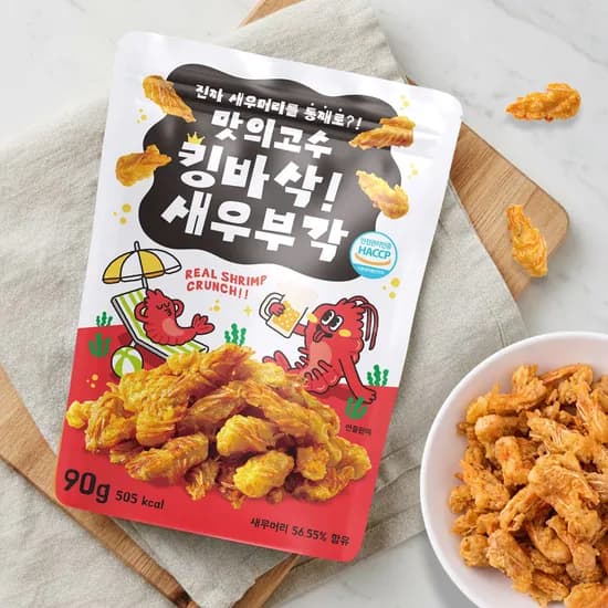 킹바삭 새우부각 90g 2개 (11,470원/조건부무료)